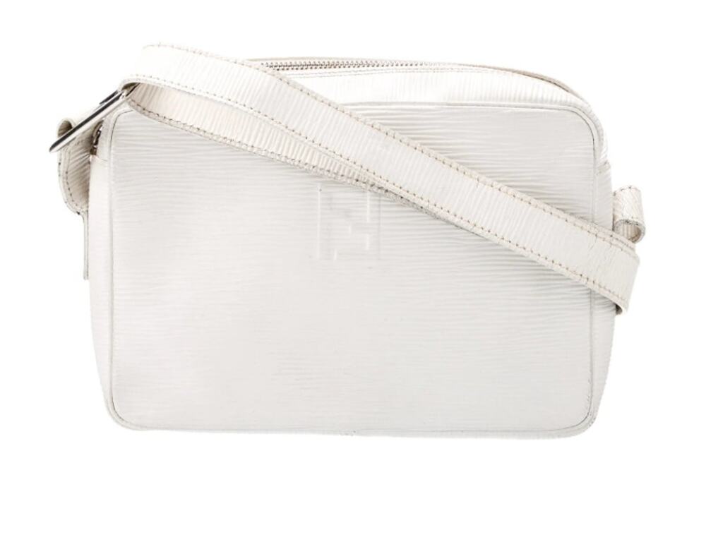 Fendi Vintage White Crossbody Bag